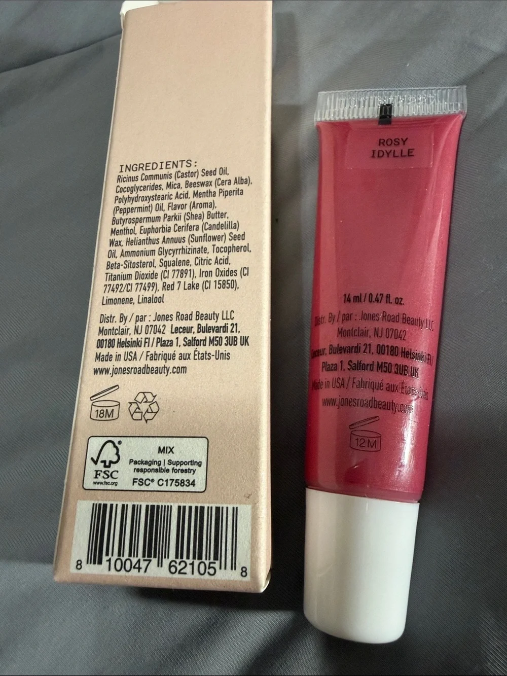 Jones Road Cool Gloss Rosy Idylle - Shimmery Rose